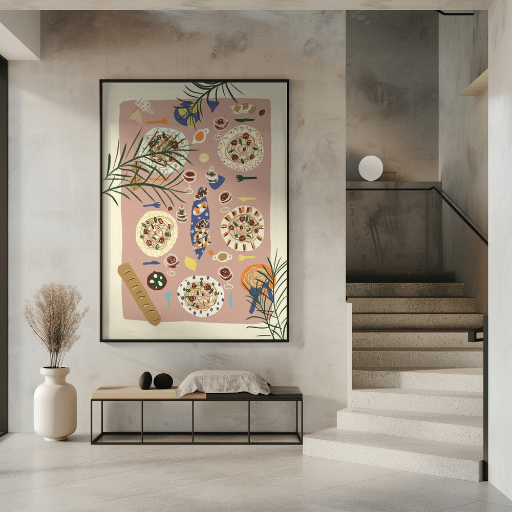 Art Prints of Festive Table