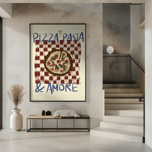 Art Prints of Pizza Pasta & Amore