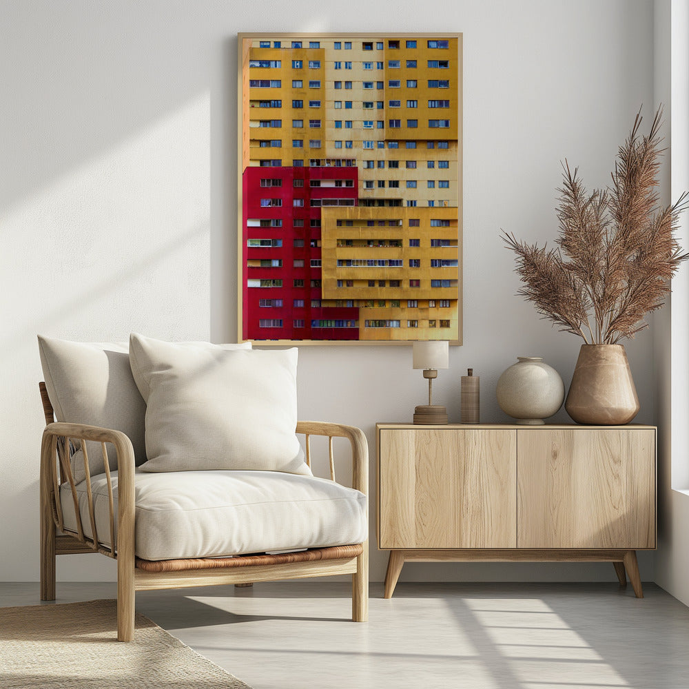 Art Prints of A building full of life