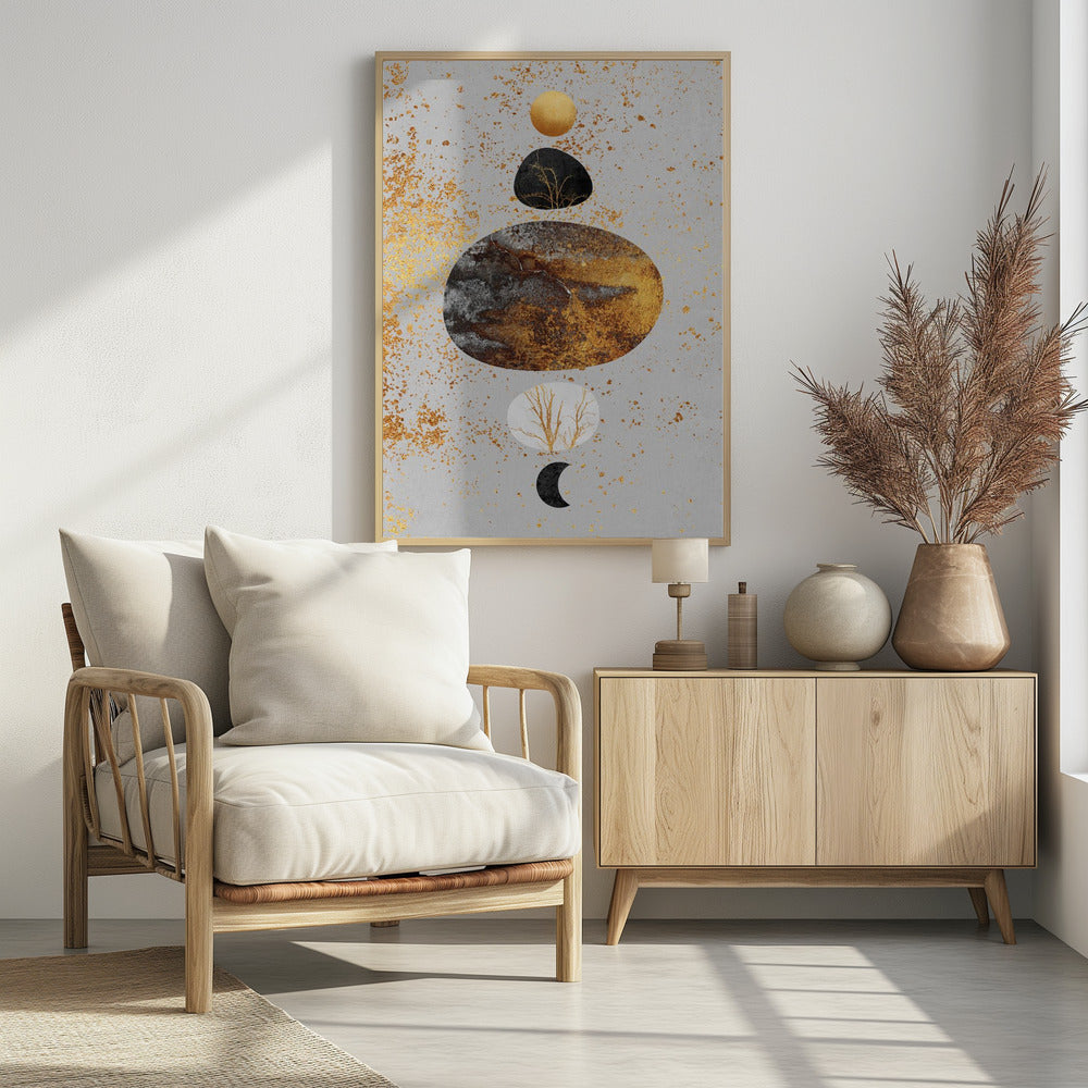 Art Prints of Sun And Moon