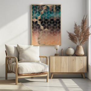 Art Prints of Ombre Dream Cubes