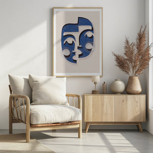 Art Prints of The Mask (Blue)