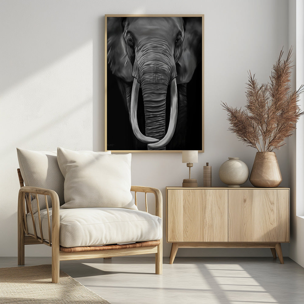 Canvas Art Print Loxodonta