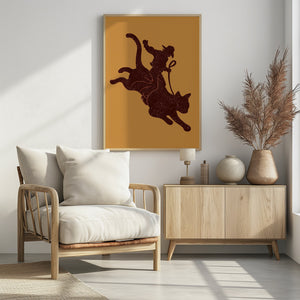 Canvas Art Print RODEO CAT