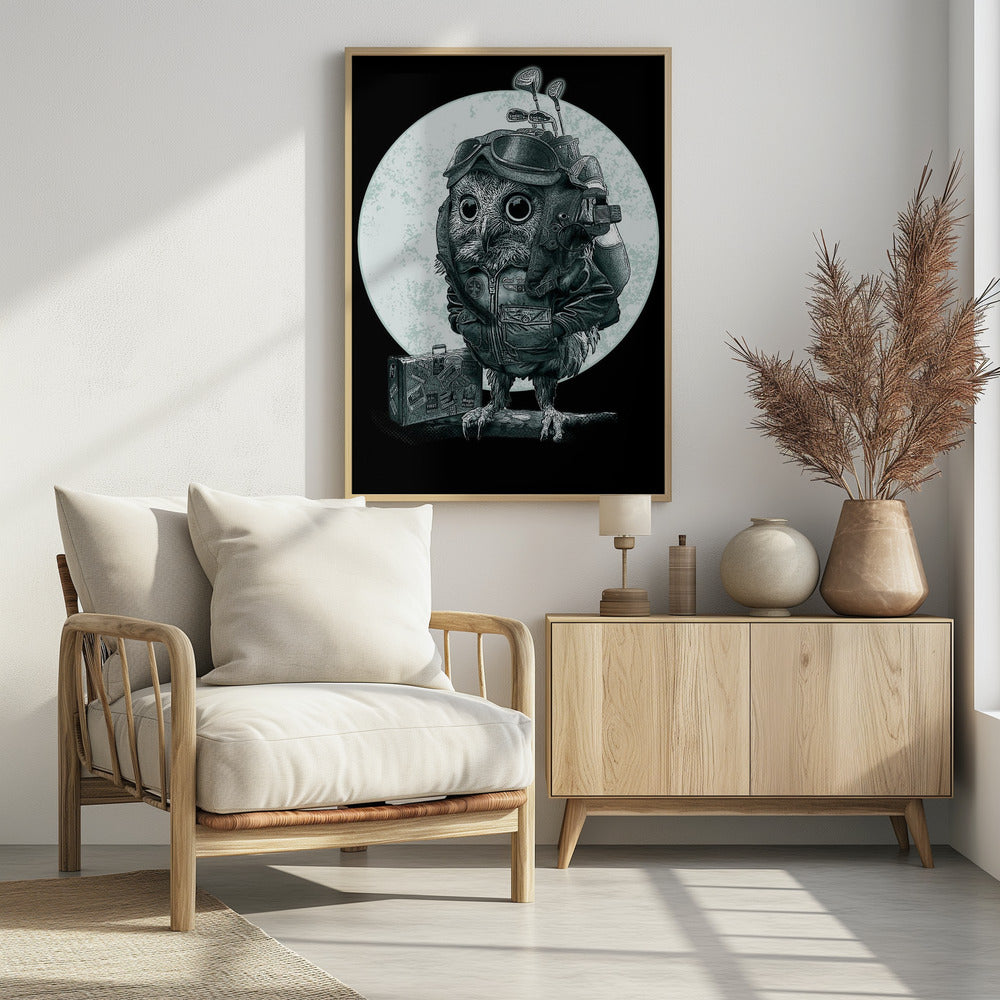 Canvas Art Print the golfer