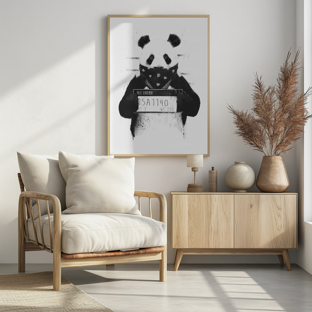 Canvas Art Print Bad panda