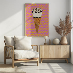 Art Prints of Cornetto Pink