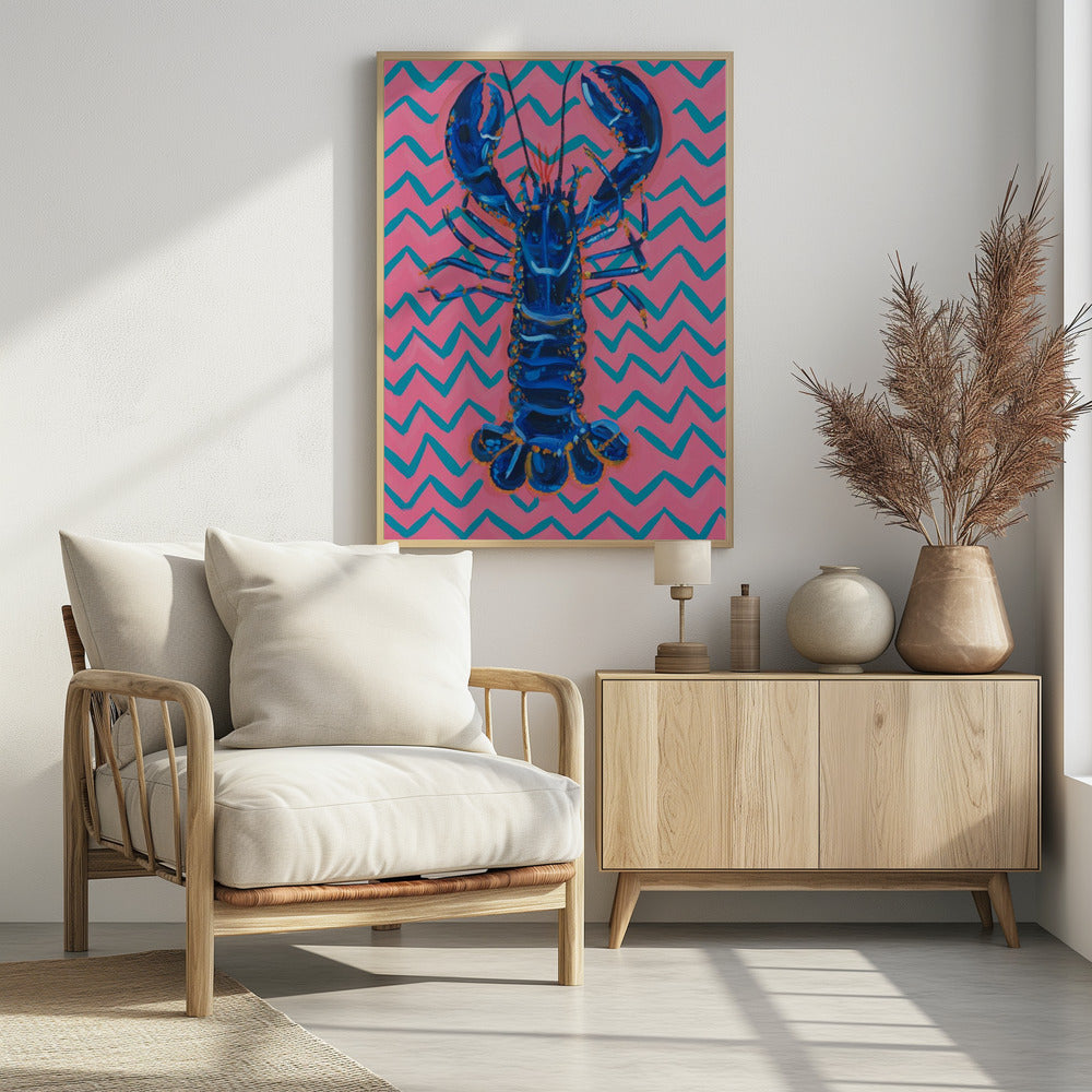 Art Prints of Lobster On Zigzag