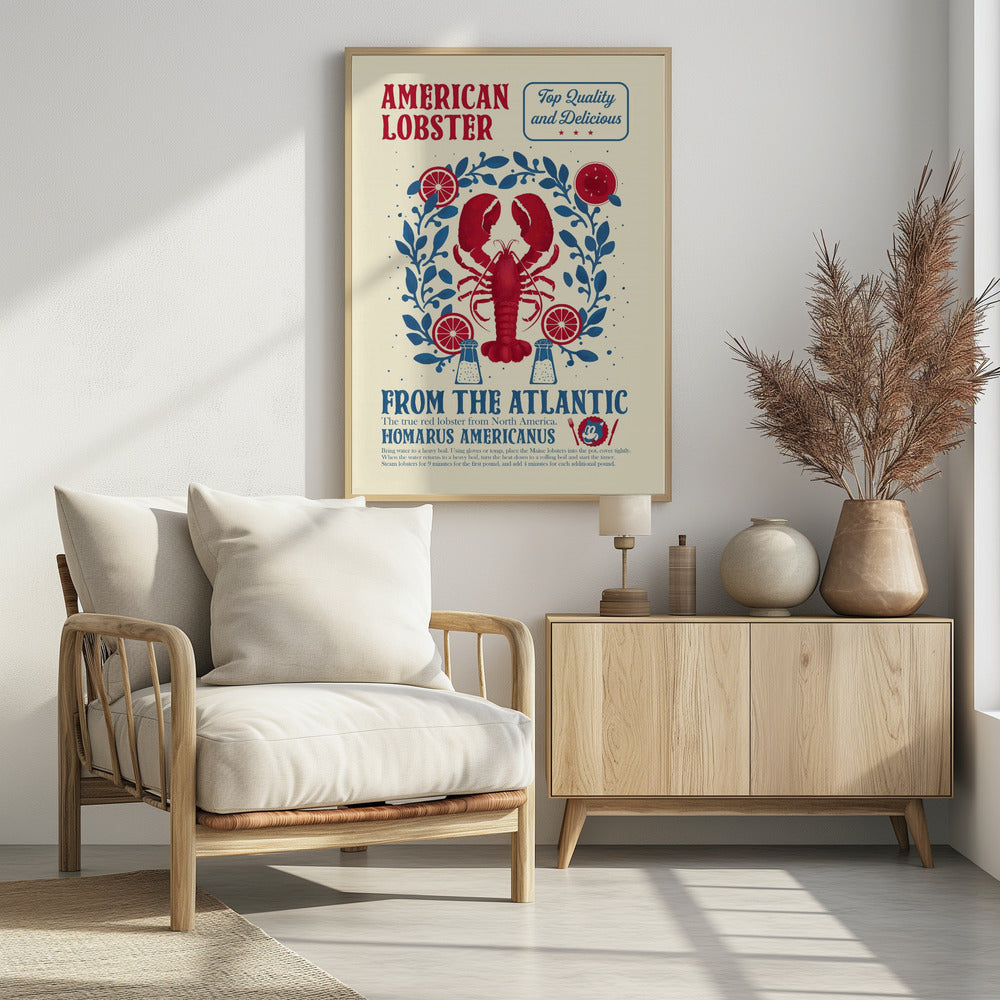 Art Prints of Lobster kitchen print