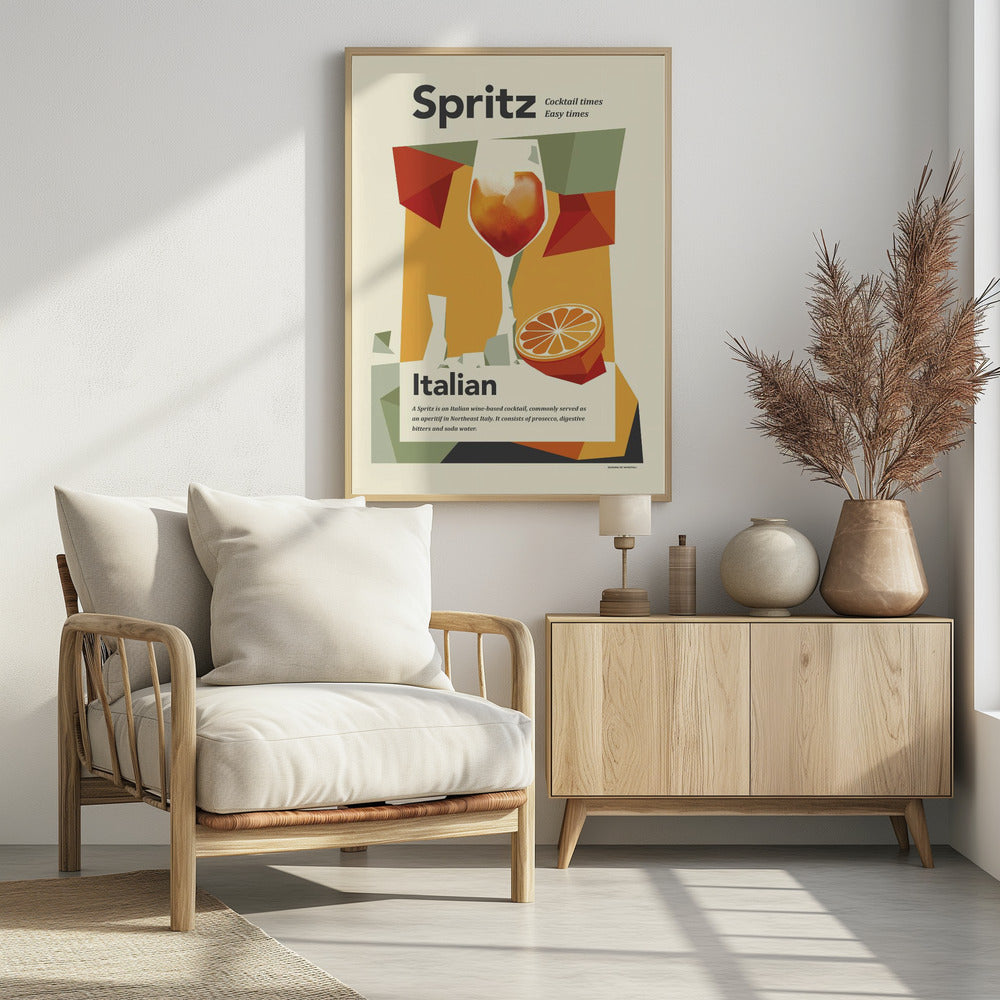 Art Prints of Aperol spritz print