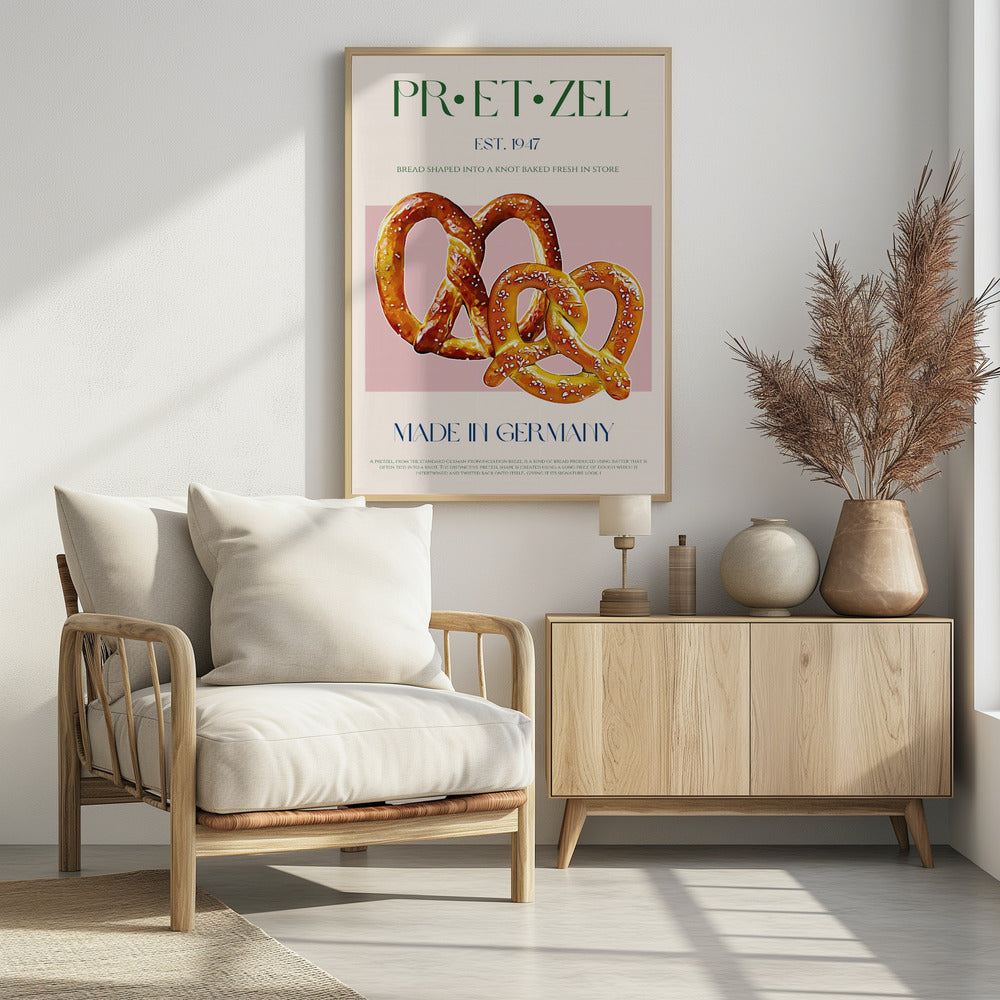 Art Prints of Pretzel Print