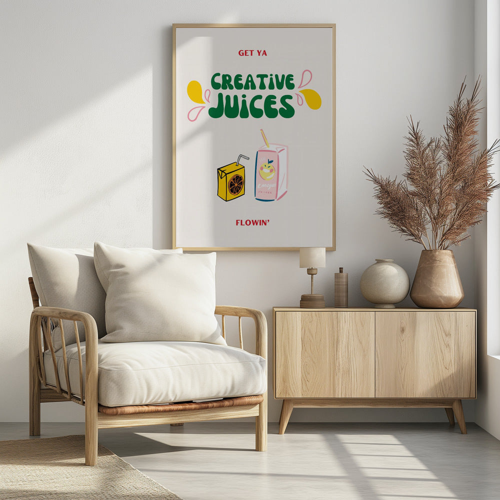 Art Prints of Creative Juices Print