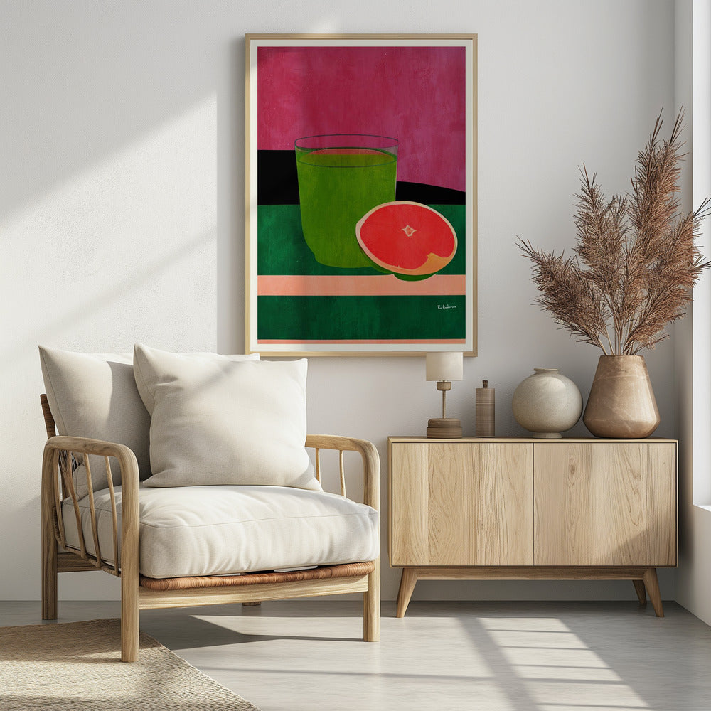 Art Prints of Pink, Little Grapefruit