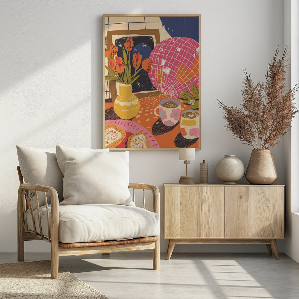 Art Prints of Disco tea II