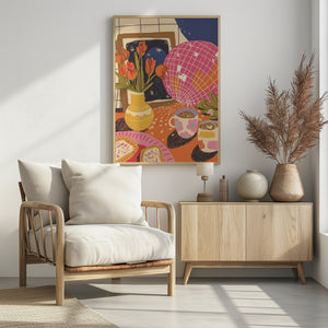 Art Prints of Disco tea II