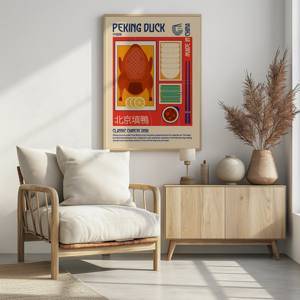Art Prints of Peking Duck Japanese Food Print