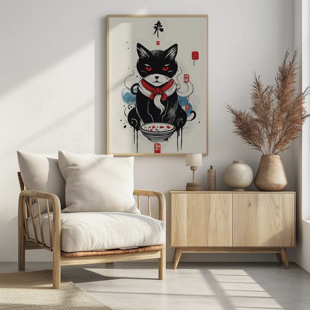 Art Prints of Cat & the bowl