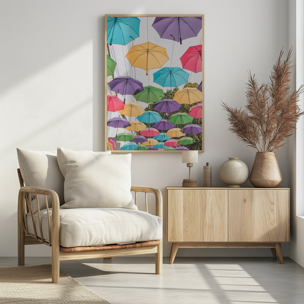 Art Prints of Colorful Umbrellas