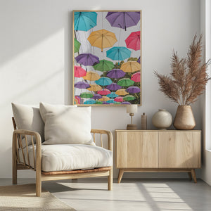 Art Prints of Colorful Umbrellas