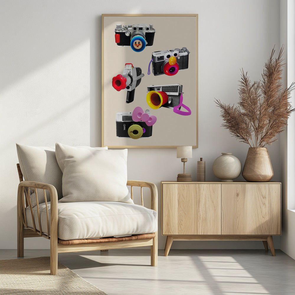 Art Prints of Toy Cameras