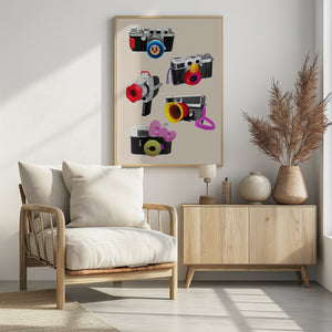 Art Prints of Toy Cameras