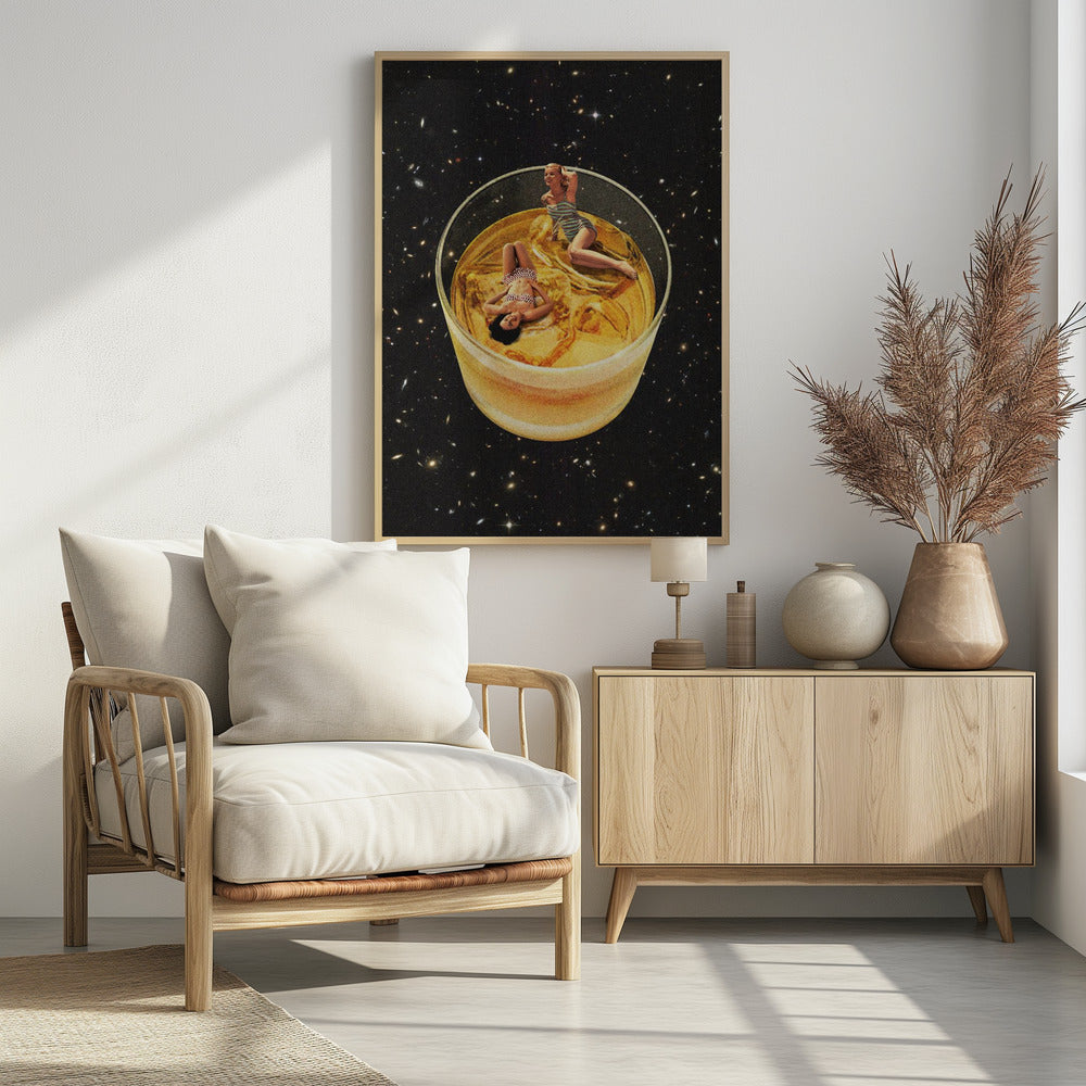 Art Prints of Whisky besties - On the rocks