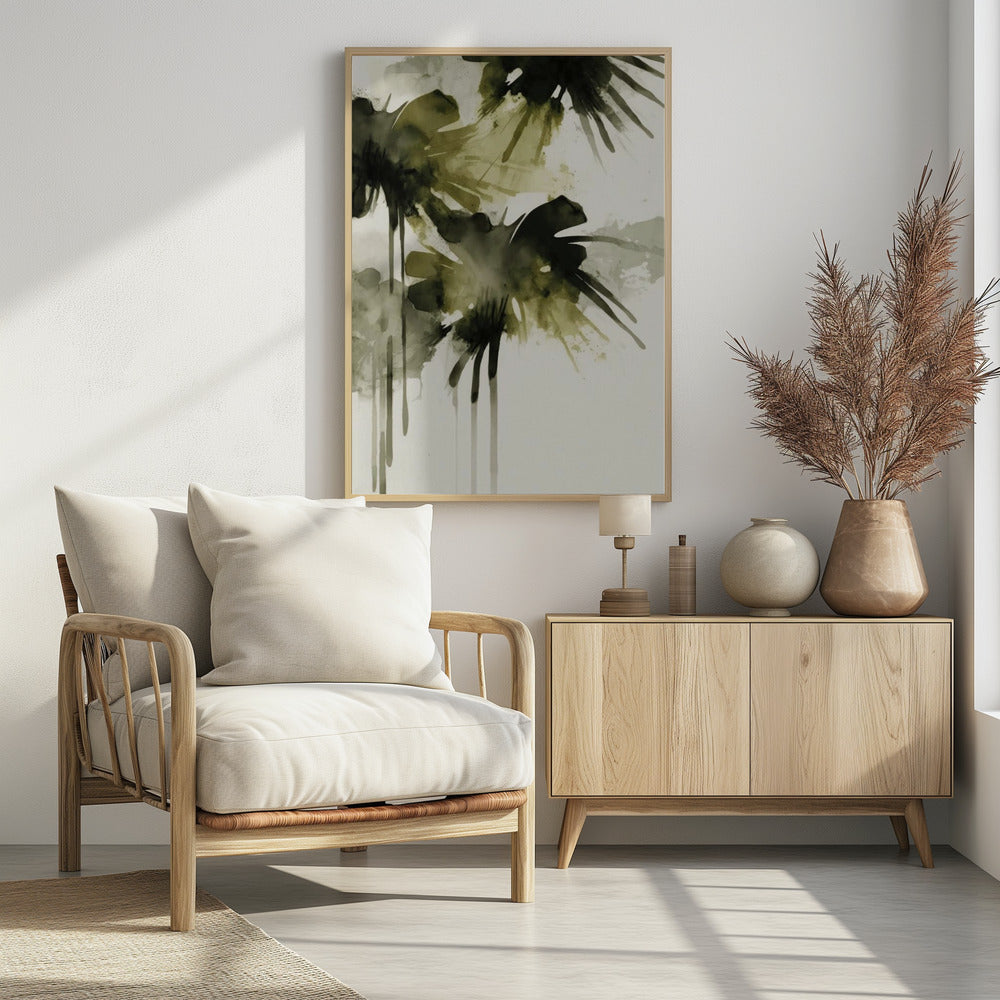 Art Prints of Green flowers no 2