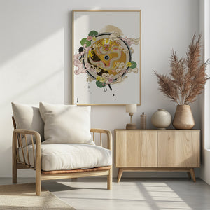 Art Prints of Yellow Dragon of the Center