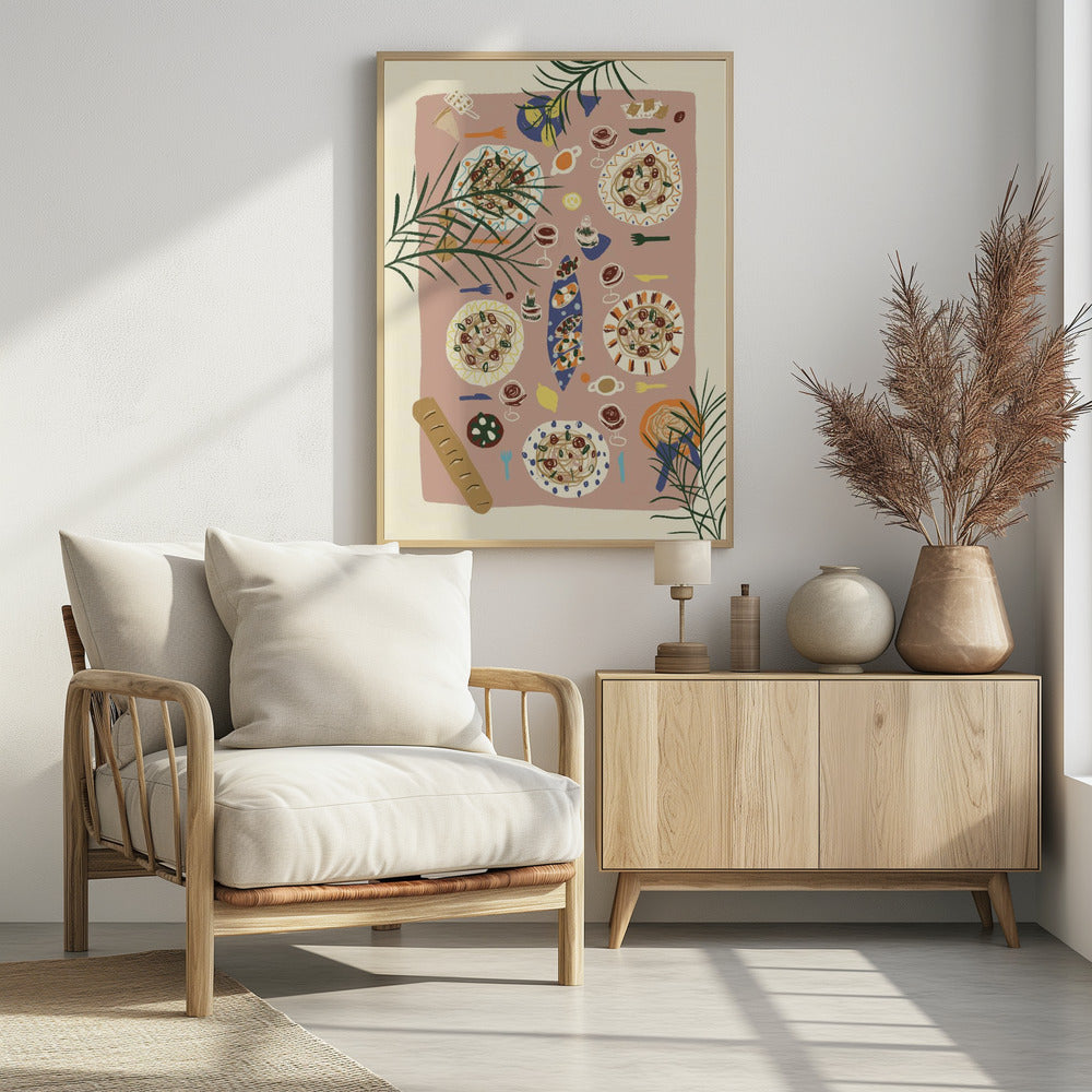 Art Prints of Festive Table