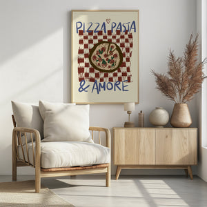 Art Prints of Pizza Pasta & Amore