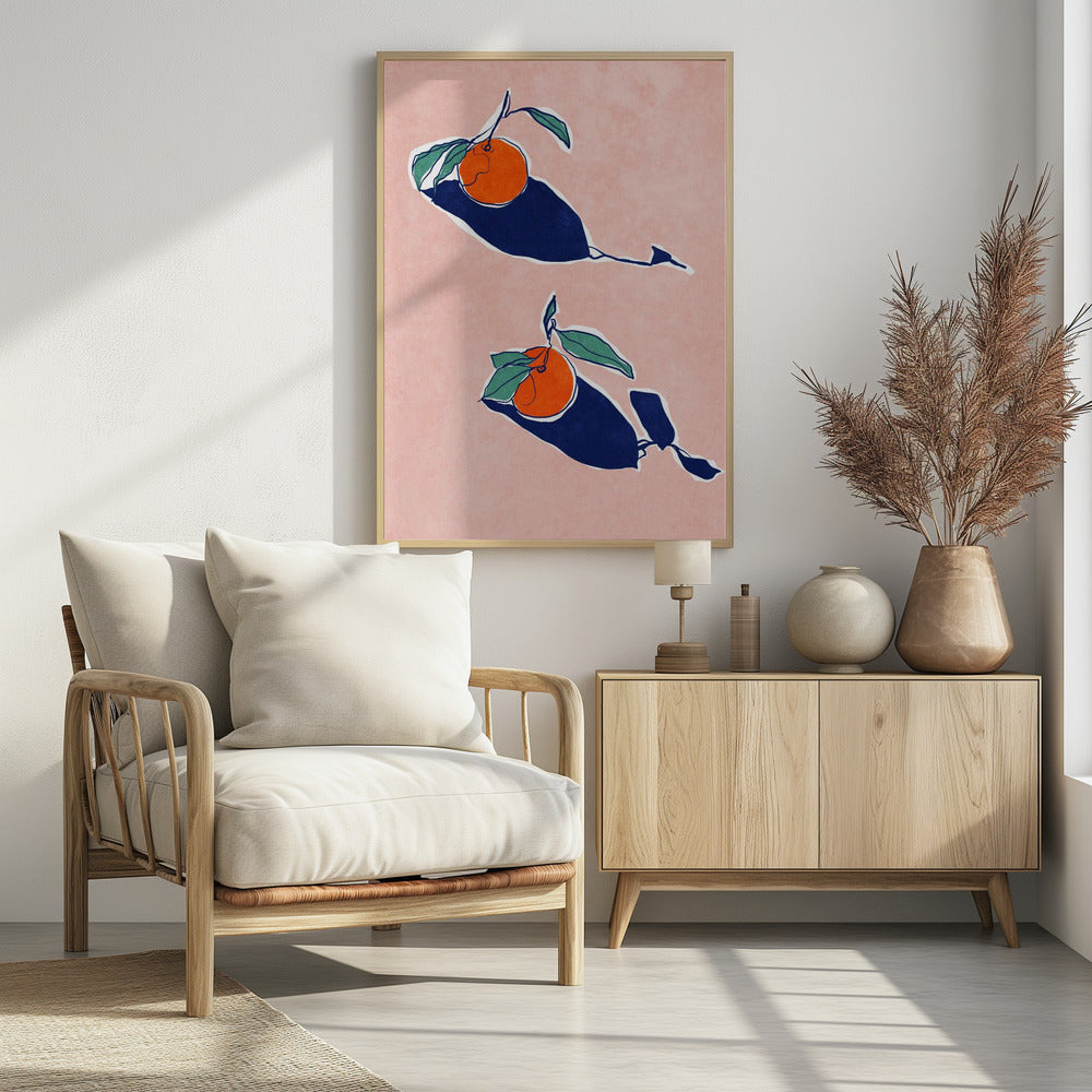 Art Prints of Abstract Oranges