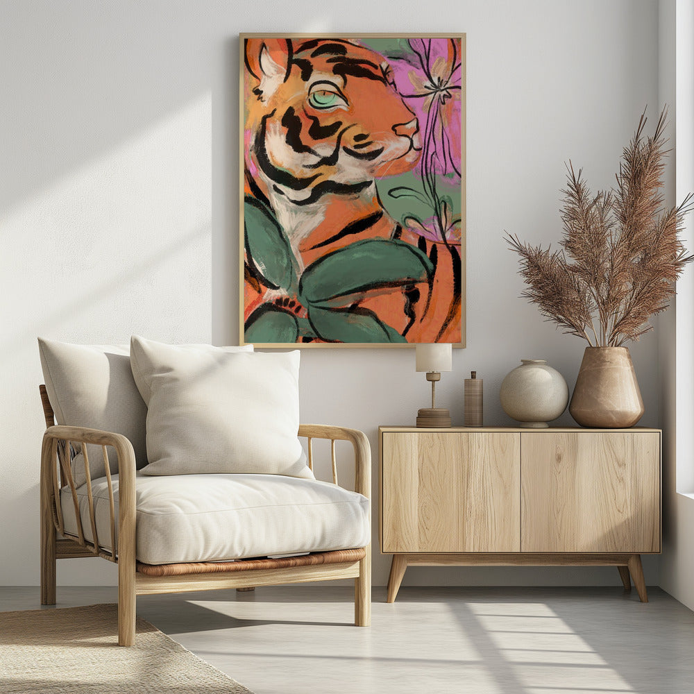 Tiger's Floral Realm