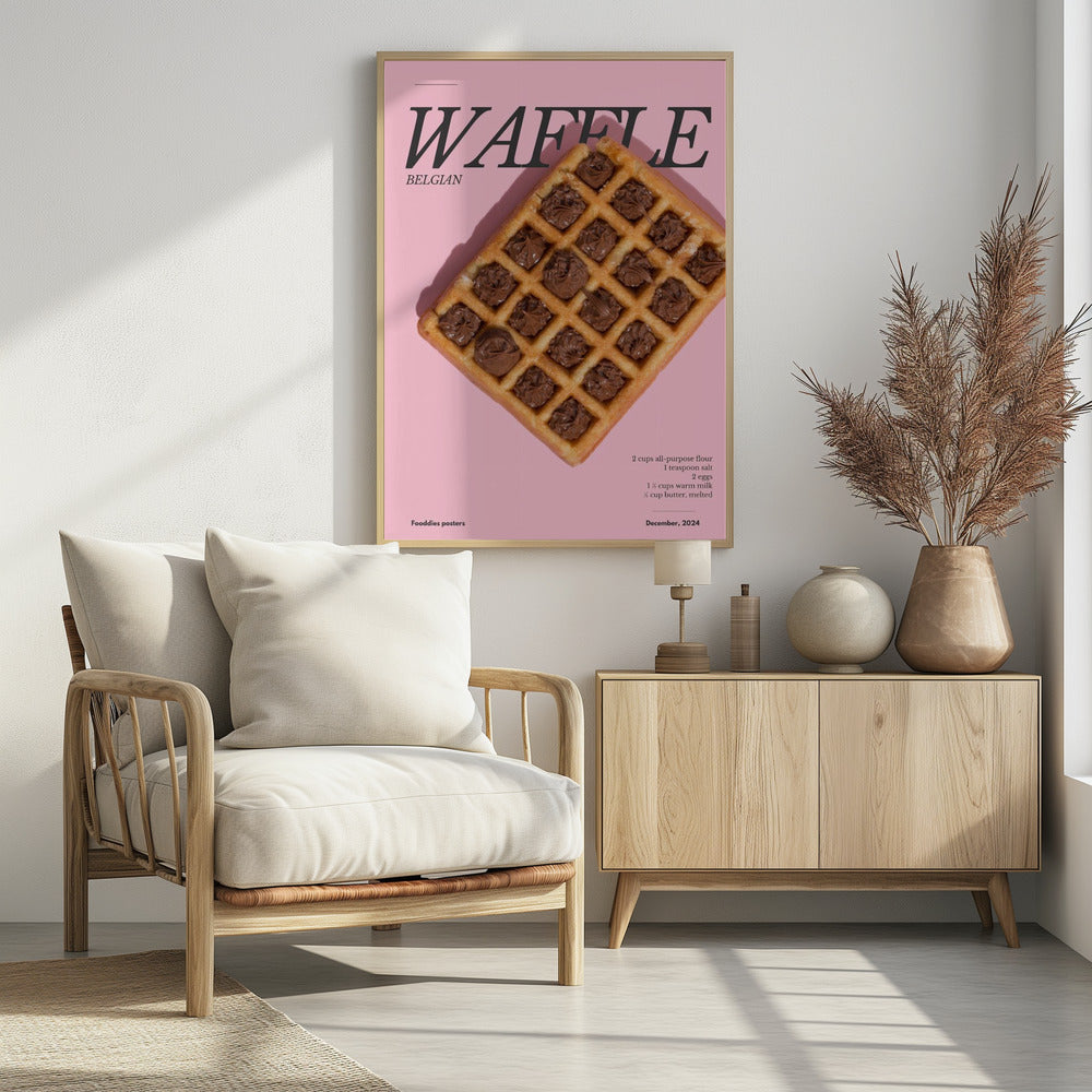 Art Prints of Belgian Waffle