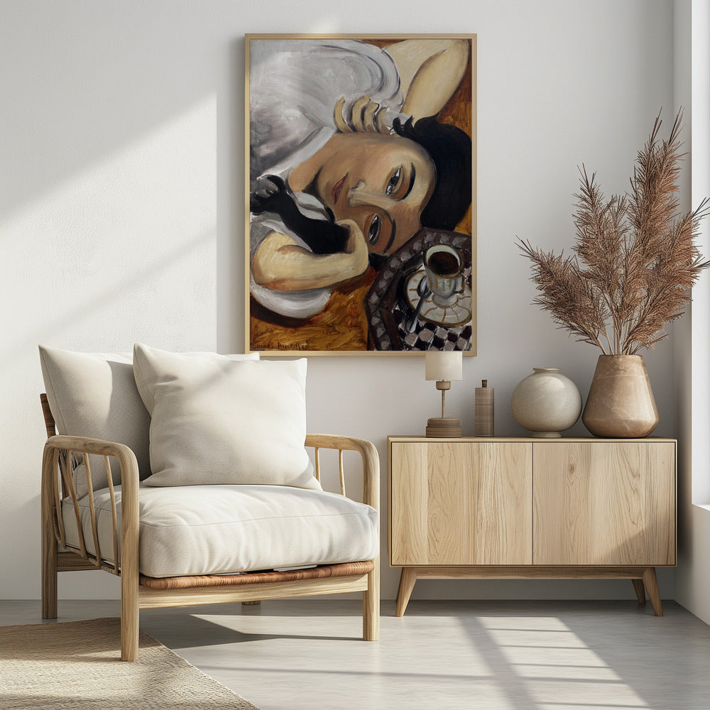 Lorette Con Una Tazza Di Caffe 1916