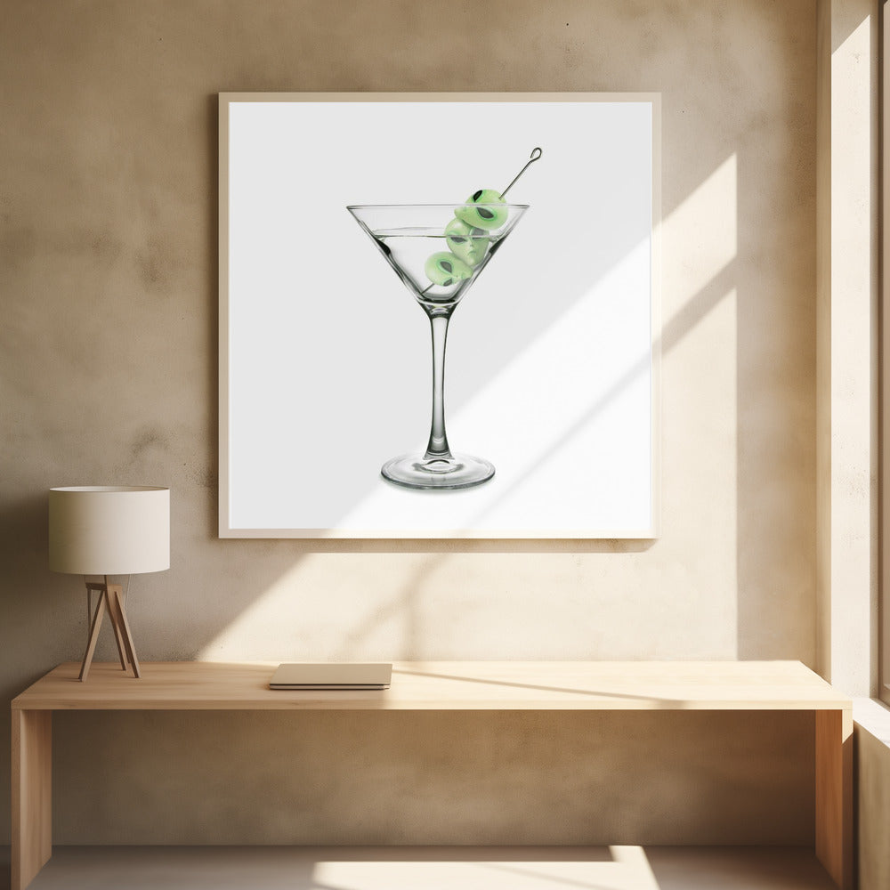 Art Prints of UFO Martini