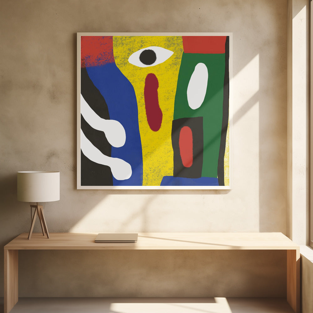 Art Prints of Abstract portrait IV