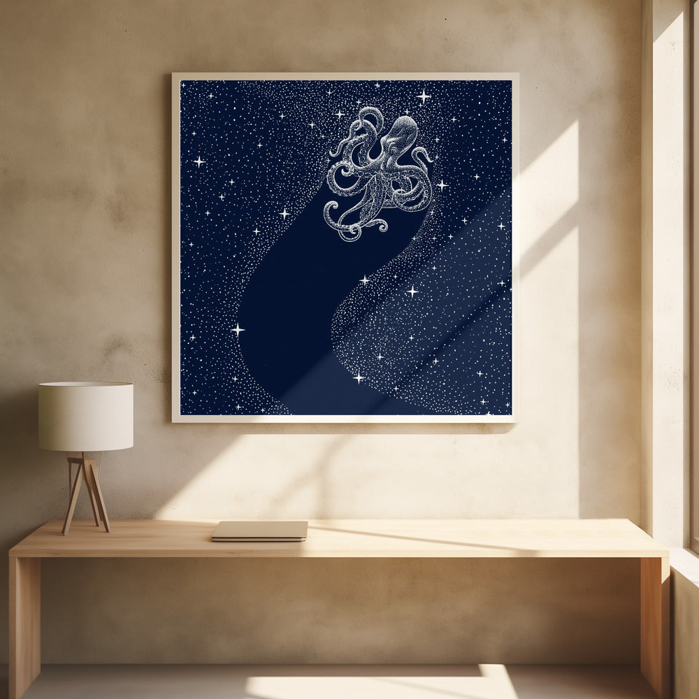 Art Prints of Starry Octopus