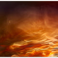 Art Prints of Burning water