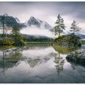 Rainy morning at Hintersee (Bavaria)