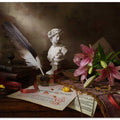 Still life with lily and bust