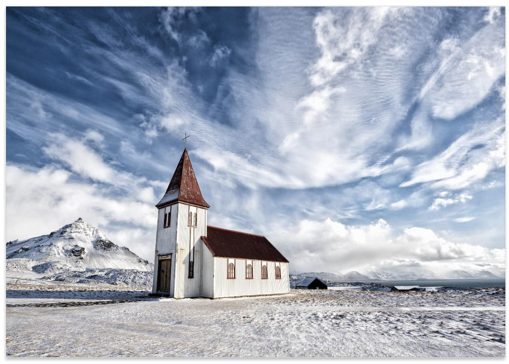 Hellnar Chuch in Spring