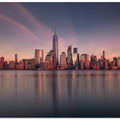 Art Prints of Lower Manhattan at dusk