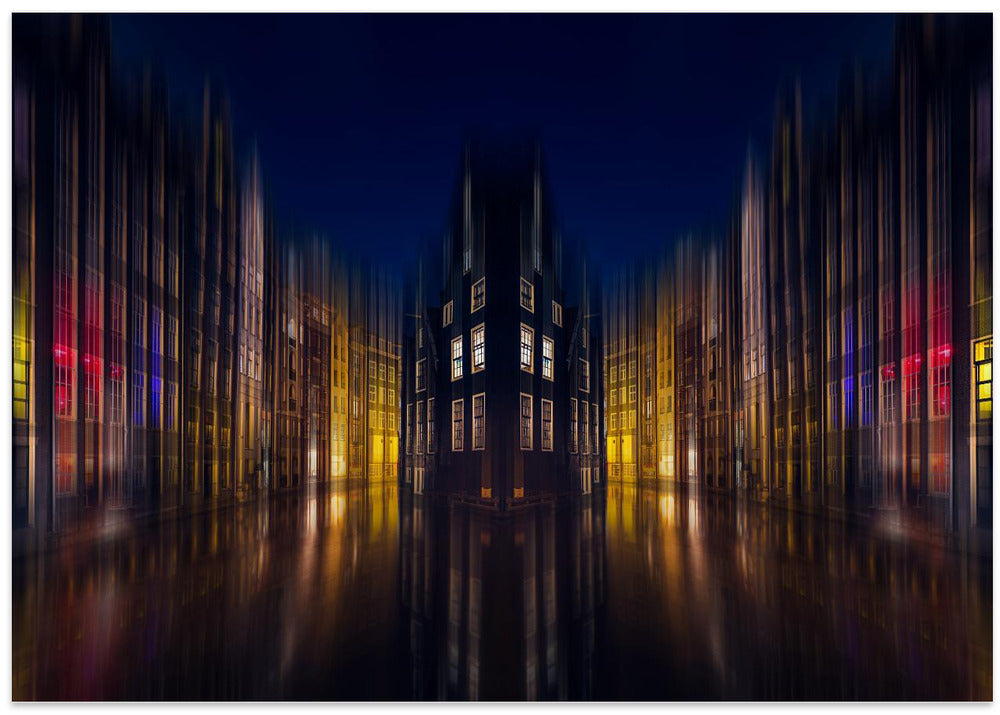 our house in the middle of the street