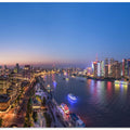 Art Prints of The Blue Hour in Shanghai