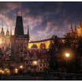 Art Prints of Prague sun.