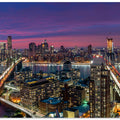 Art Prints of Manhattan skyline during beautiful sunset