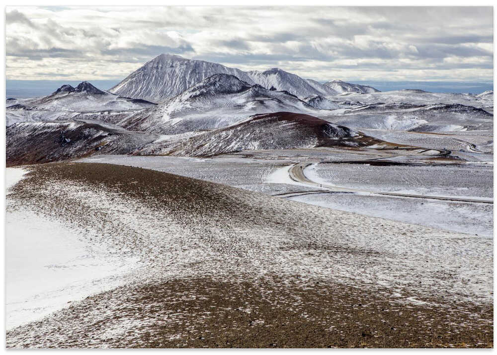 Start of winter in Iceland