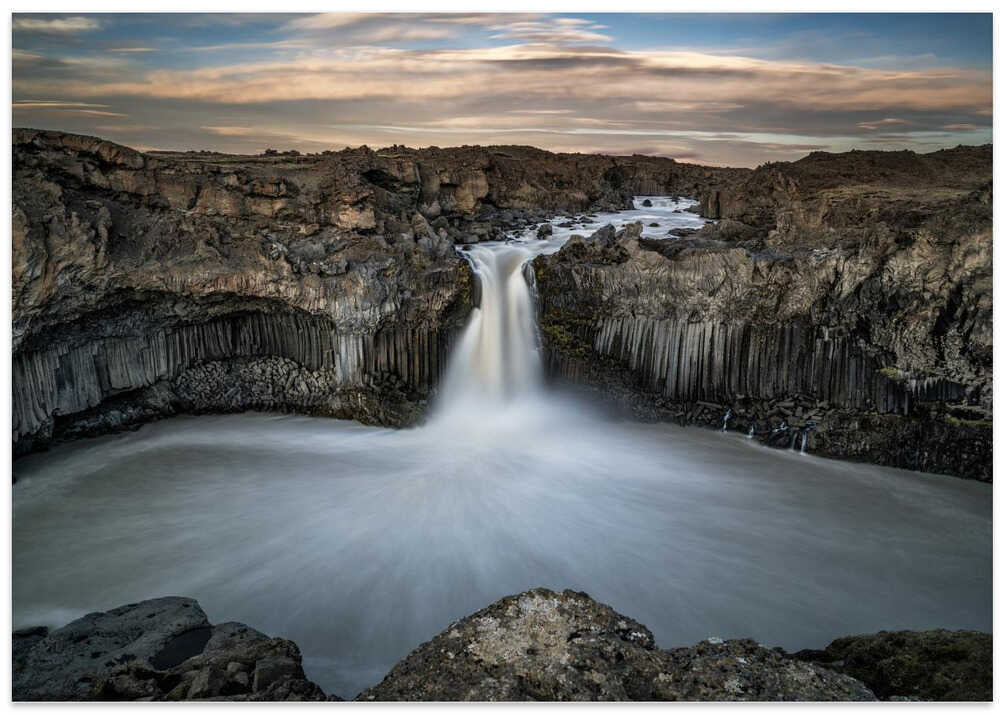 Aldeyjarfoss Waterfall North Iceland