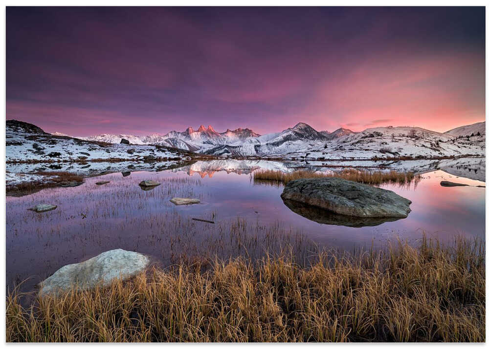 Mountainous reflections