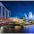 Art Prints of Singapore - Marina Bay Panorama